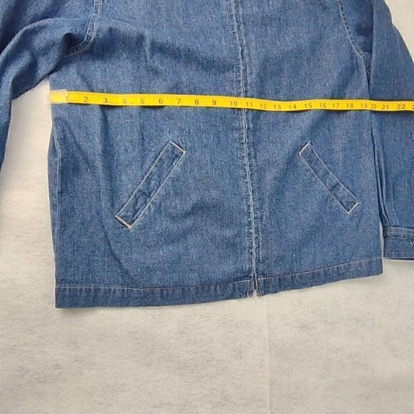 Erika Blue Jean Denim Jacket Size M - Picture 6 of 11